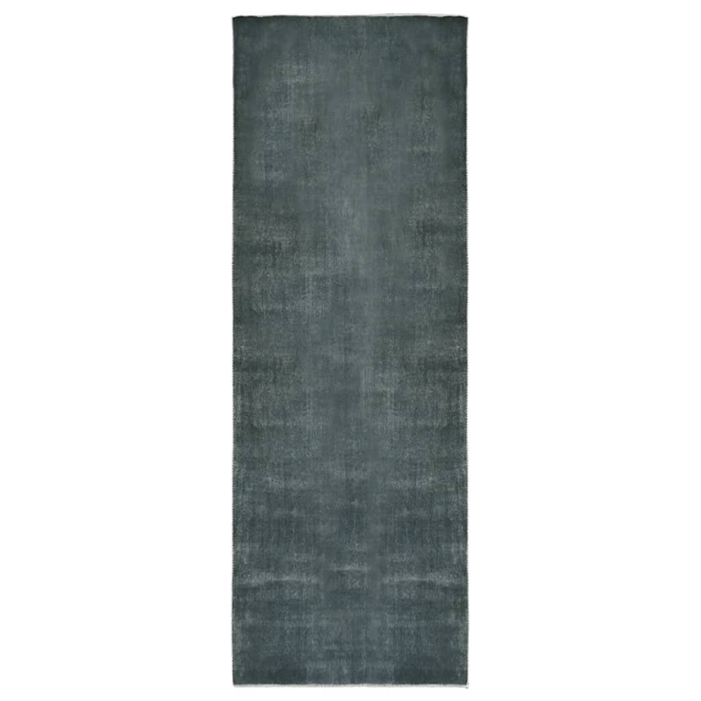 Berkfield Carpet Runner Washable Foldable Grey 100x300 cm Polyester