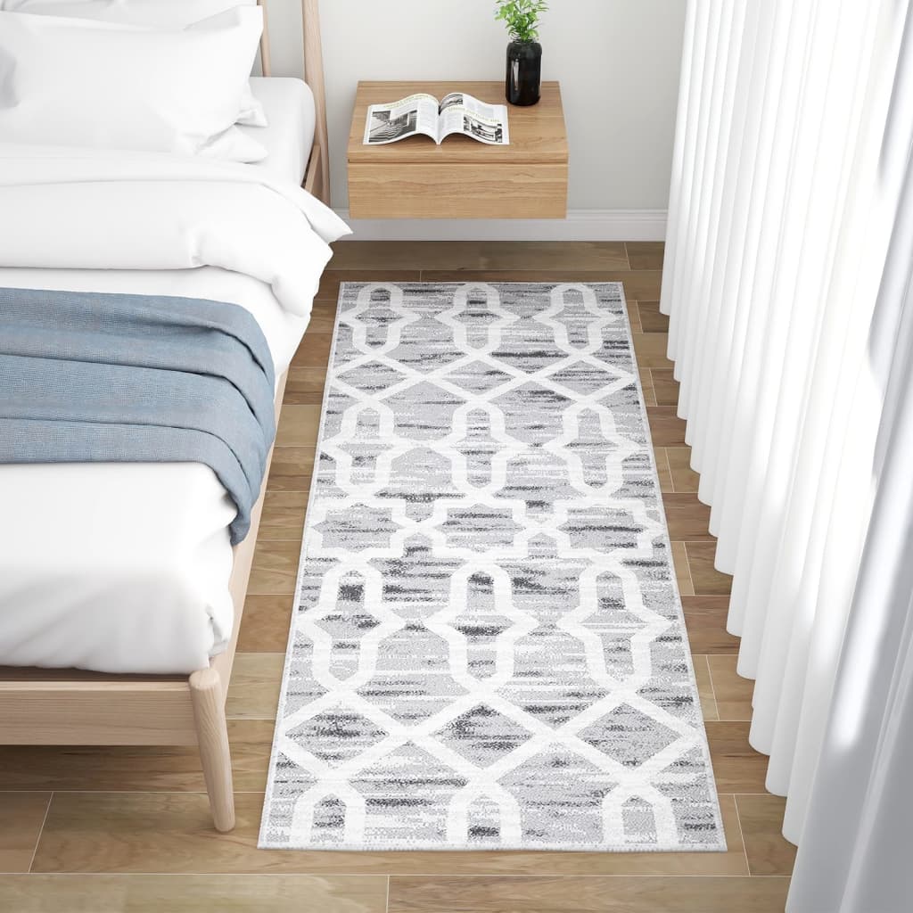 Berkfield Printed Carpet Runner Washable Foldable 80x200 cm Polyester