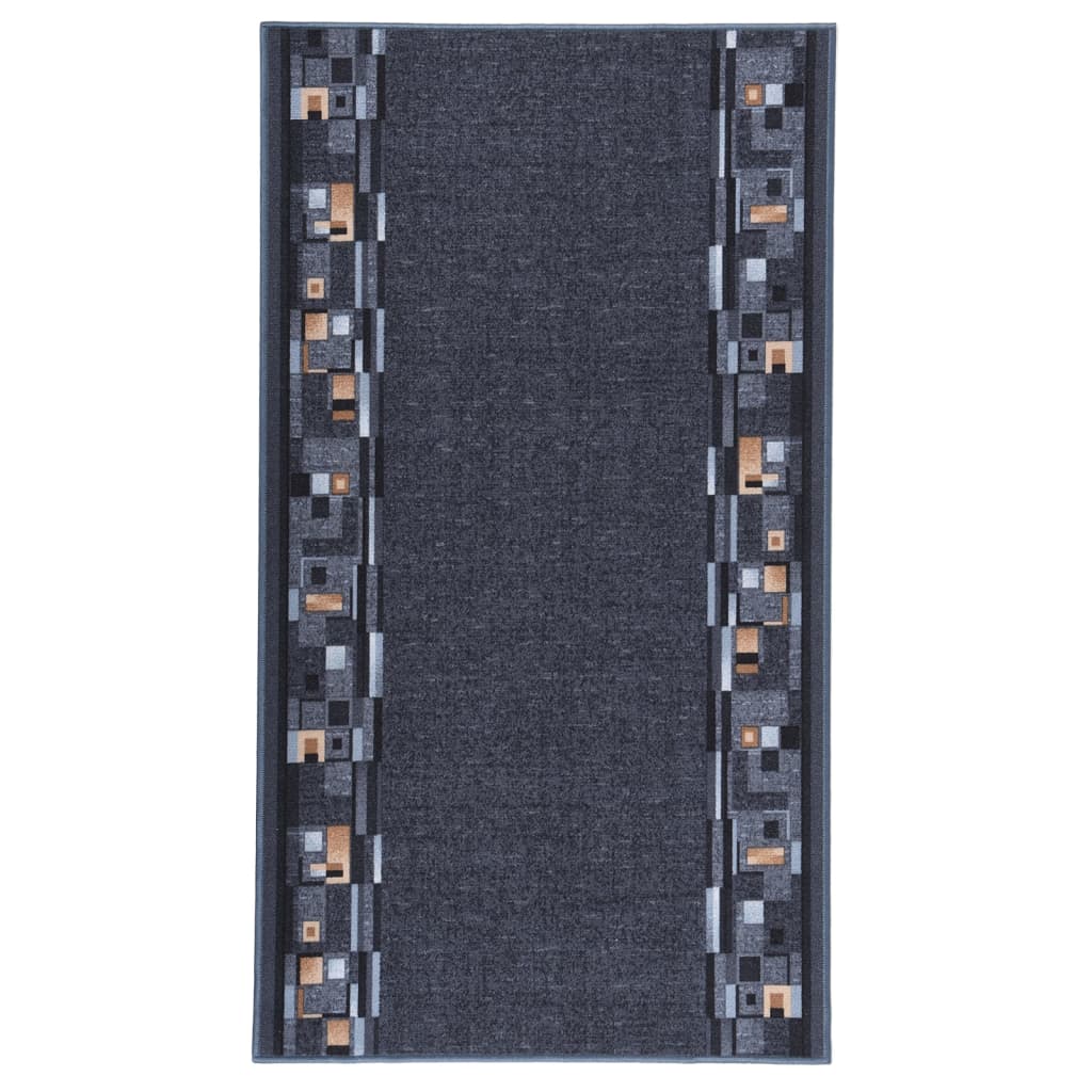 Berkfield Carpet Runner Anthracite 80x150 cm Anti Slip