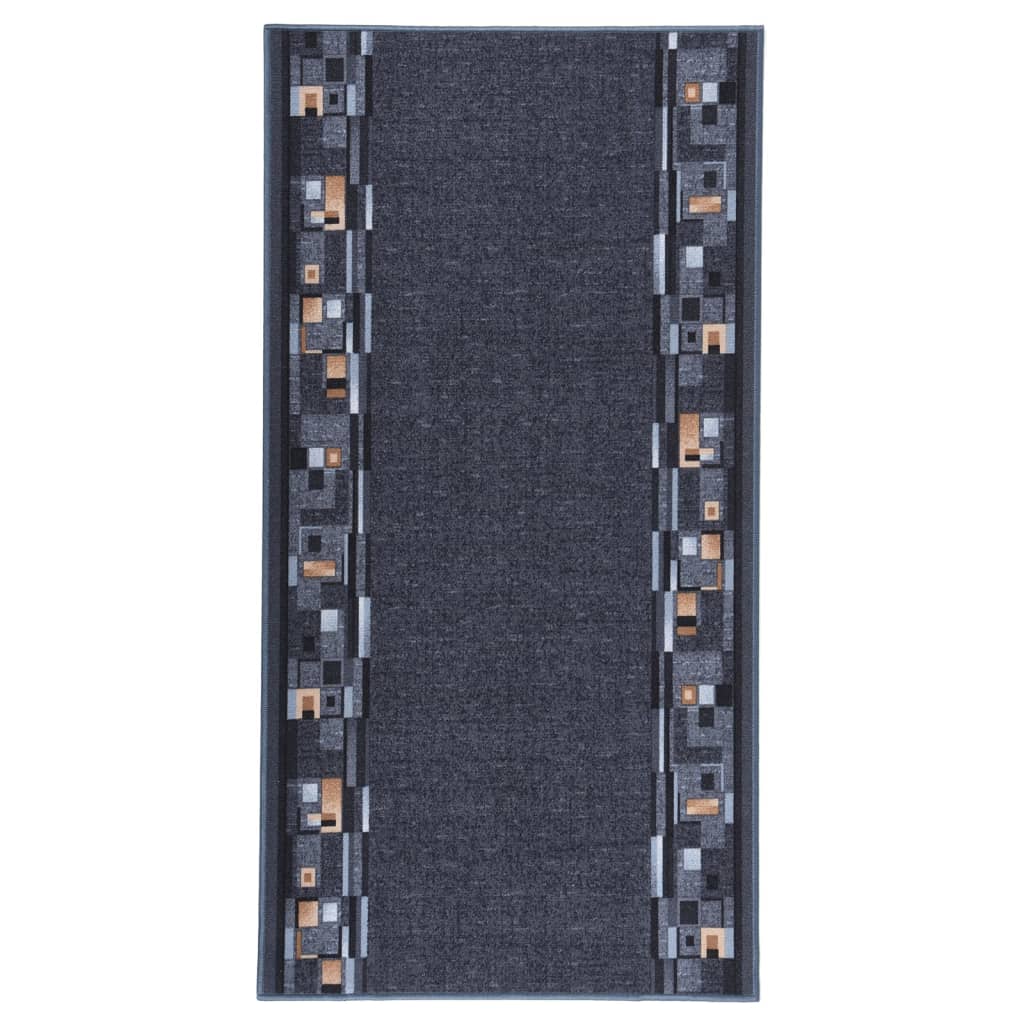 Berkfield Carpet Runner Anthracite 100x200 cm Anti Slip