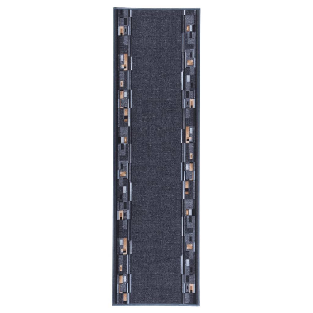 Berkfield Carpet Runner Anthracite 100x350 cm Anti Slip