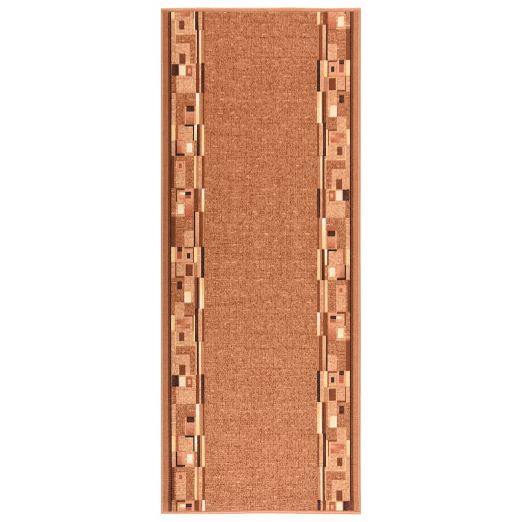 Berkfield Carpet Runner Brown 100x250 cm Anti Slip