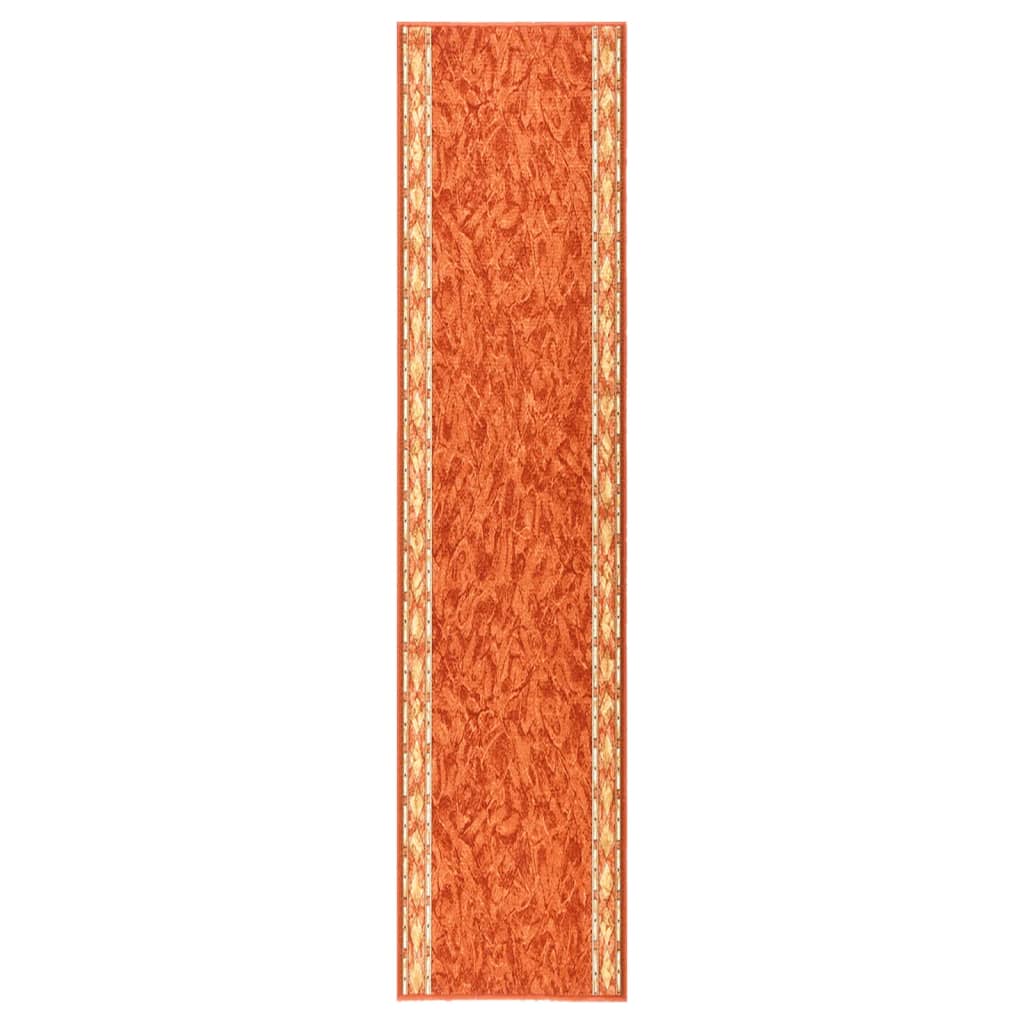 Berkfield Carpet Runner Terracotta 80x350 cm Anti Slip