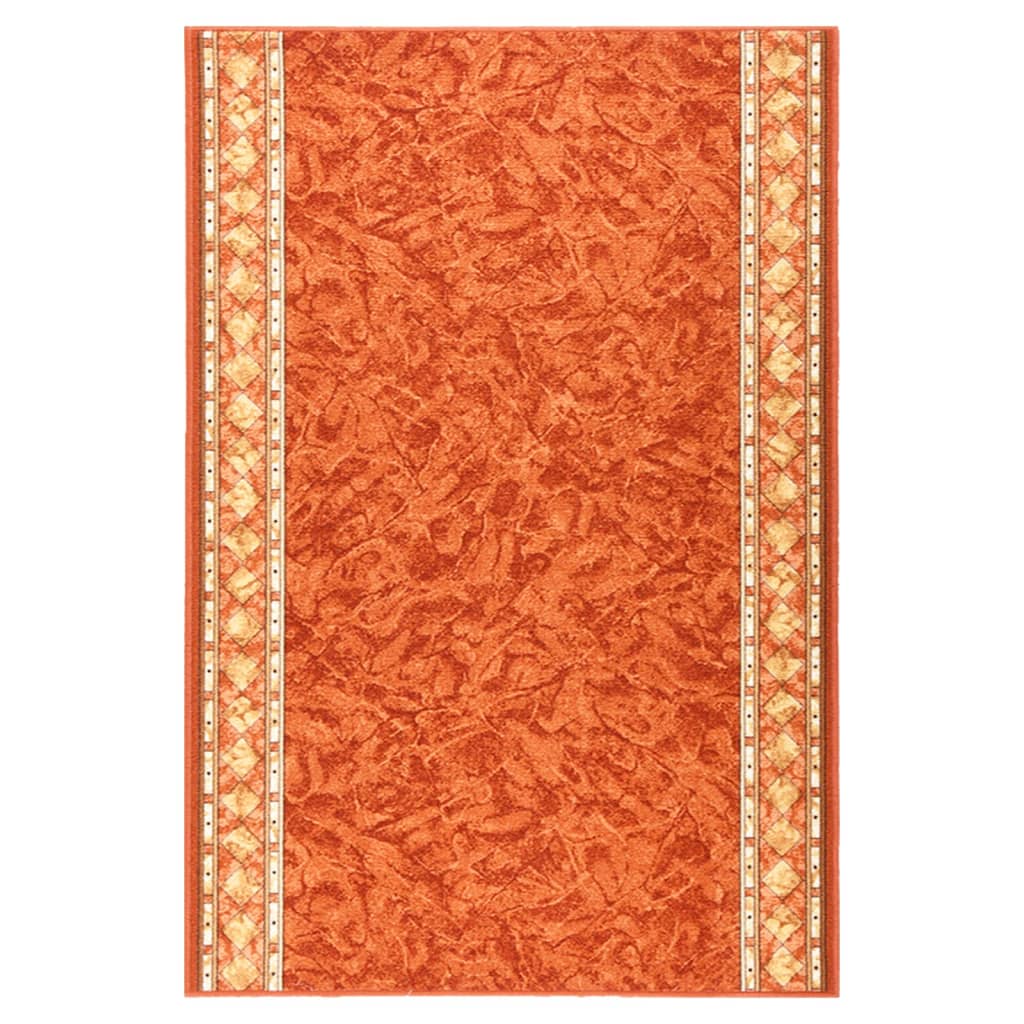 Berkfield Carpet Runner Terracotta 100x150 cm Anti Slip