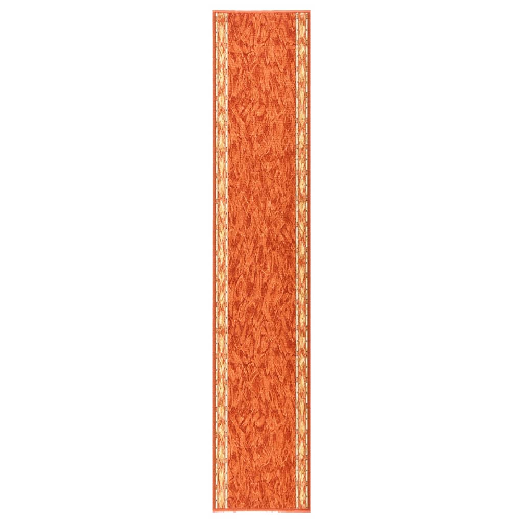 Berkfield Carpet Runner Terracotta 100x500 cm Anti Slip