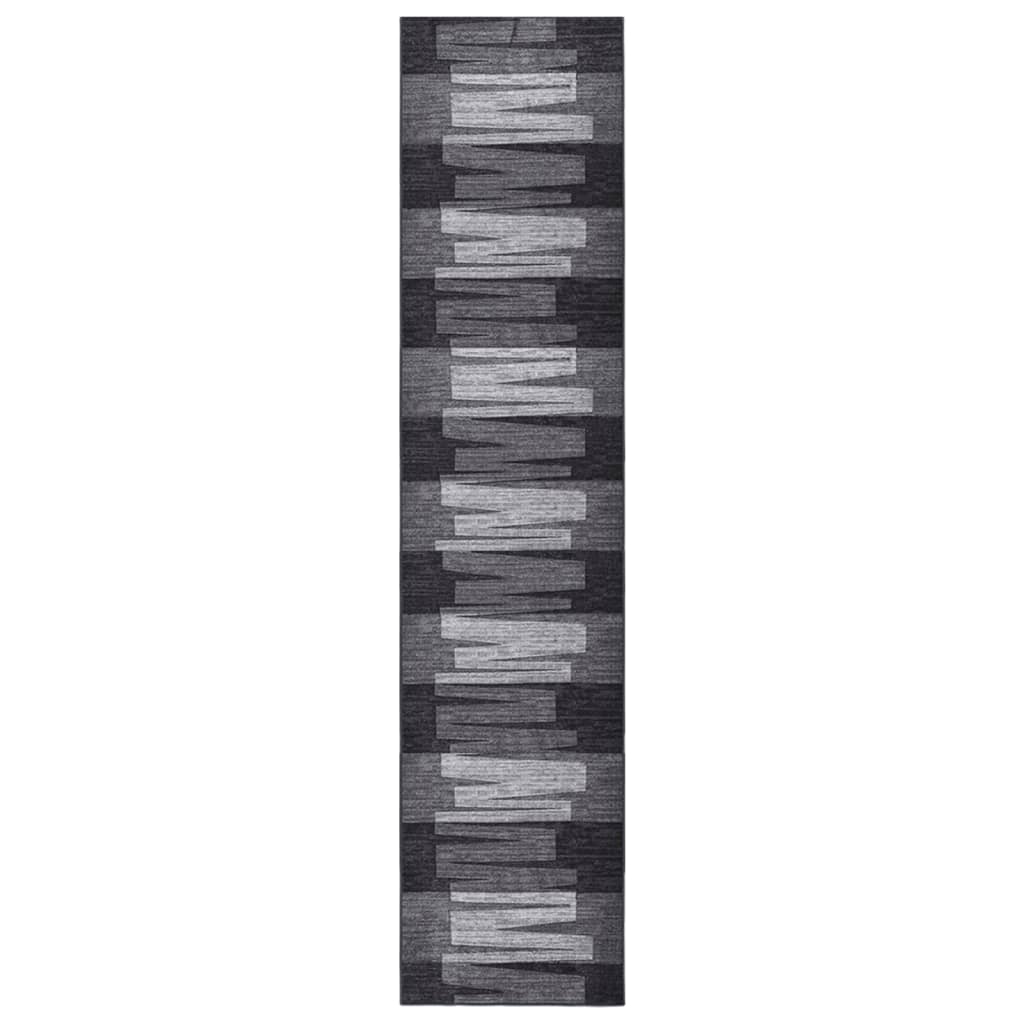 Berkfield Carpet Runner Anthracite 80x350 cm Anti Slip