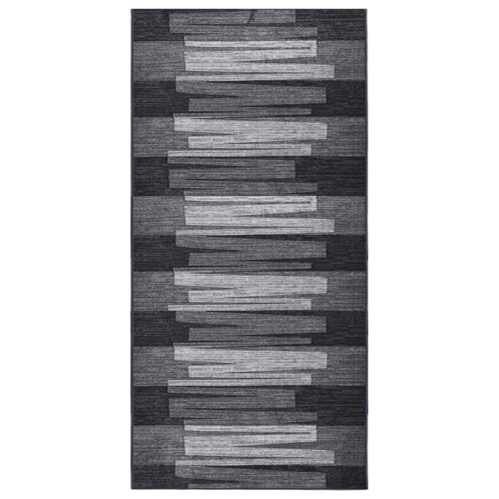 Berkfield Carpet Runner Anthracite 100x300 cm Anti Slip