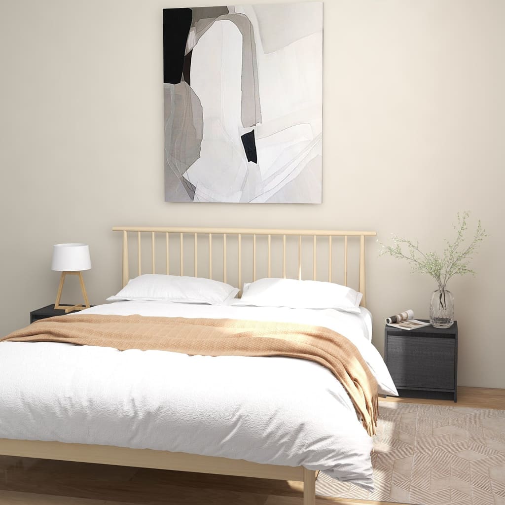 Berkfield Bedside Cabinets 2 pcs Grey 40x30.5x40 cm Solid Pinewood