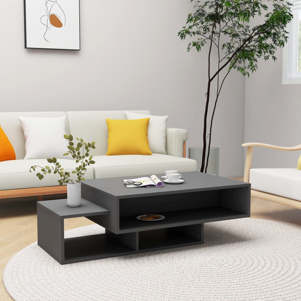 Berkfield Coffee Table Grey 105x55x32 cm Engineered Wood