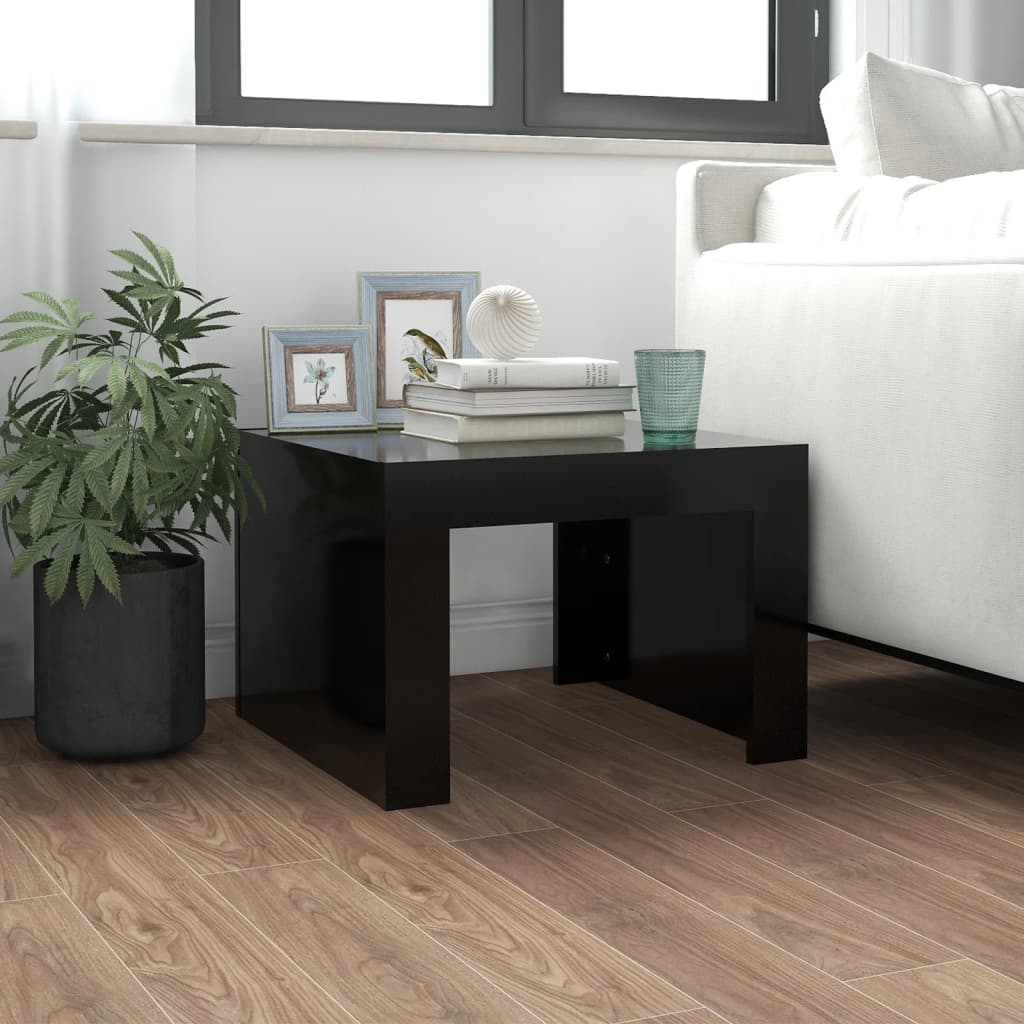 Berkfield Coffee Table Black 50x50x35 cm Engineered Wood