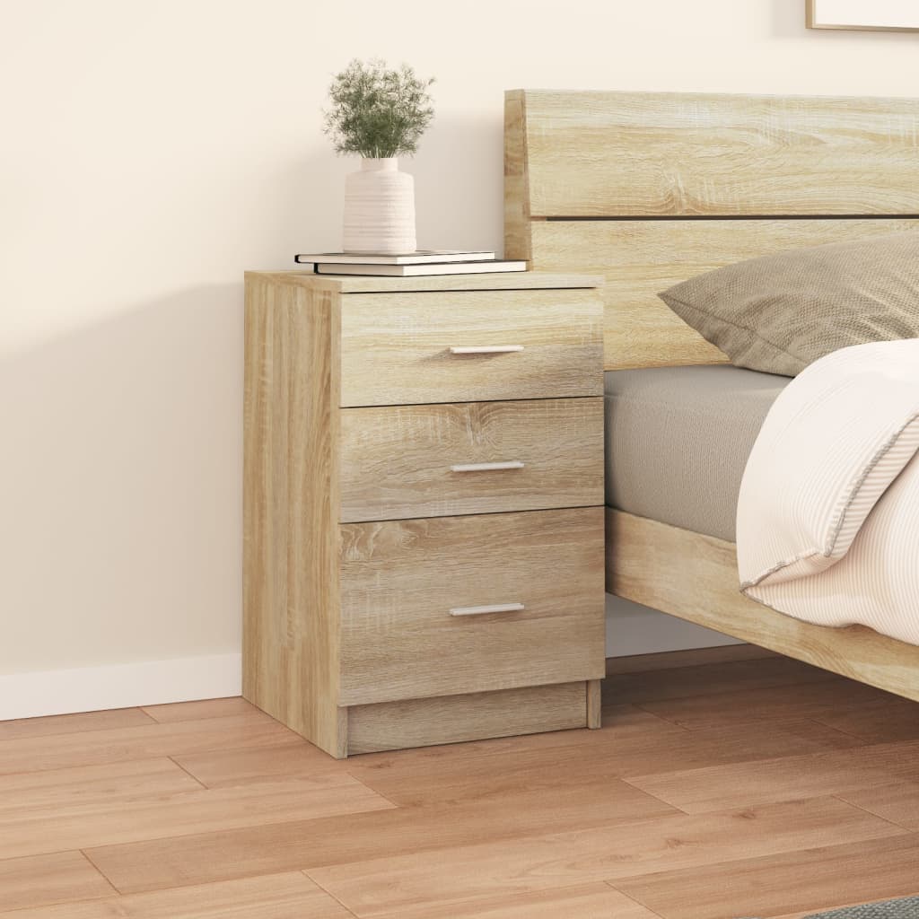 Berkfield Bed Cabinet Sonoma Oak 40x40x63 cm Engineered Wood
