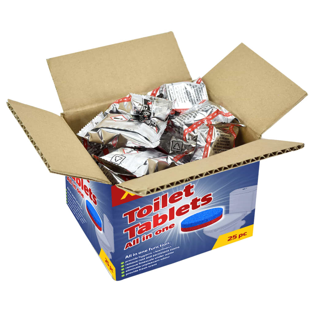 Berkfield Toilet Cleaning Tablets 25 pcs Urinal Cleaners