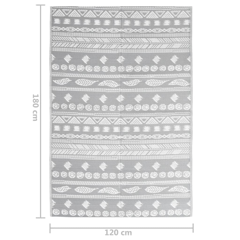Berkfield Outdoor Rug Grey 120x180 cm PP