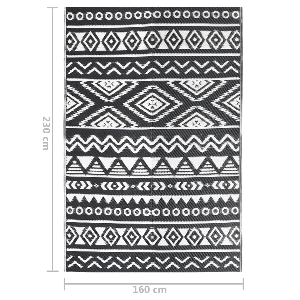 Berkfield Outdoor Rug Black 160x230 cm PP