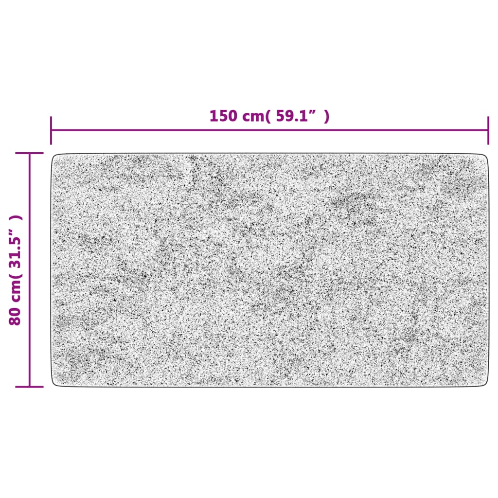 Berkfield Rug Washable 80x150 cm Multicolour Anti Slip