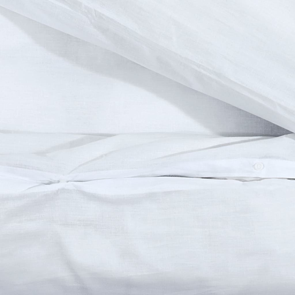 Berkfield Duvet Cover Set White 200x200 cm Cotton