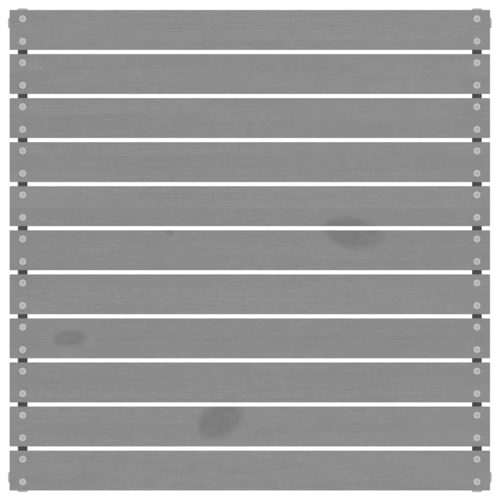 Berkfield 4 Piece Garden Lounge Set Solid Pinewood Grey