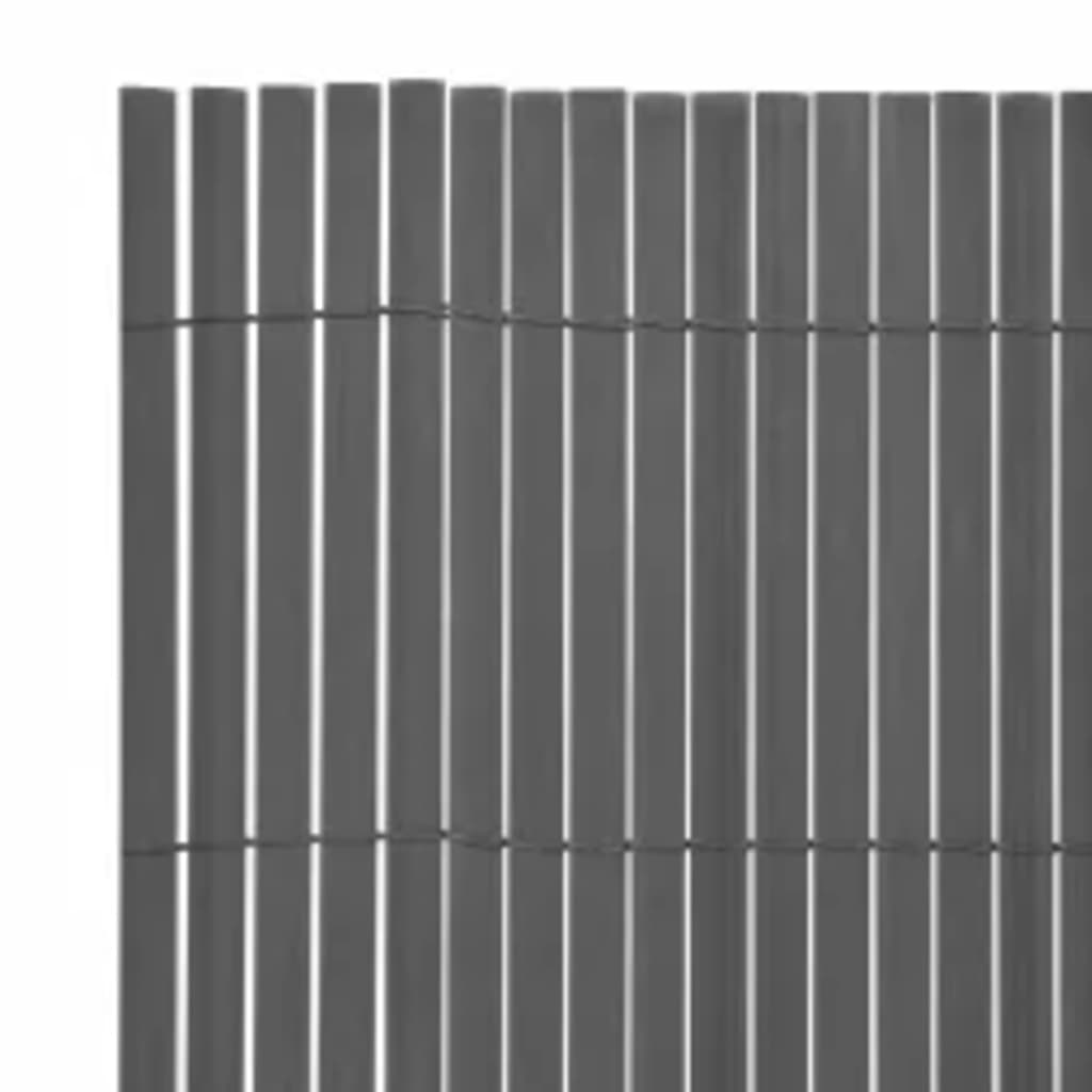 Berkfield Double-Sided Garden Fence 110x300 cm Grey