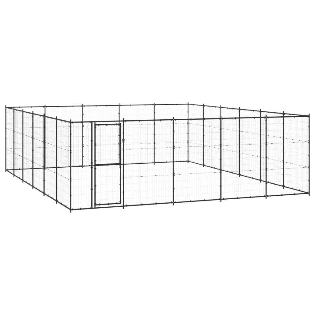 Berkfield Outdoor Dog Kennel Steel 36.3 m�__