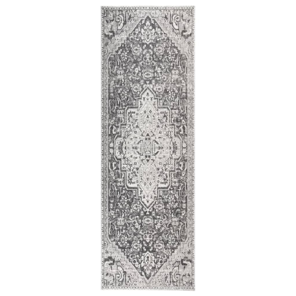 Berkfield Outdoor Rug Flatweave 80x250 cm Light Grey