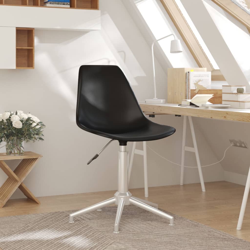Berkfield Swivel Office Chair Black PP