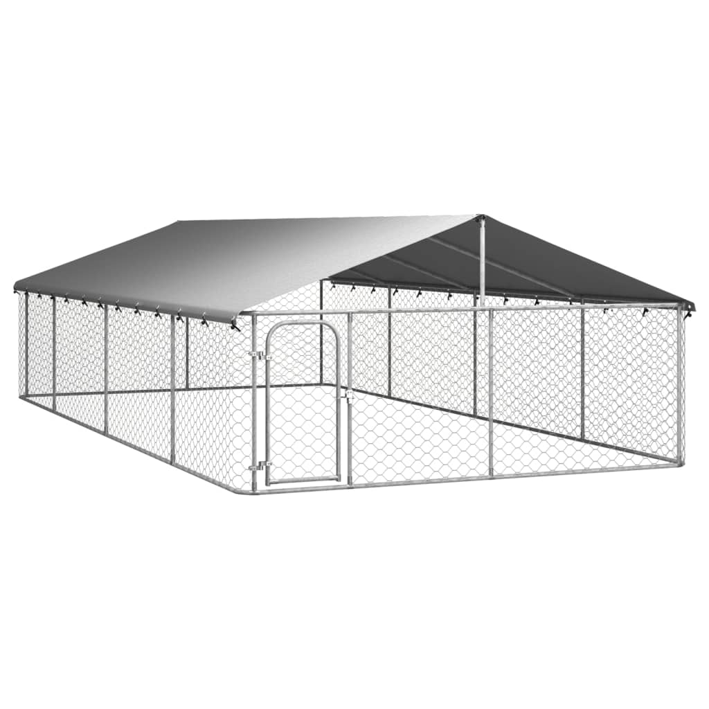 Berkfield Outdoor Dog Kennel with Roof 600x300x150 cm