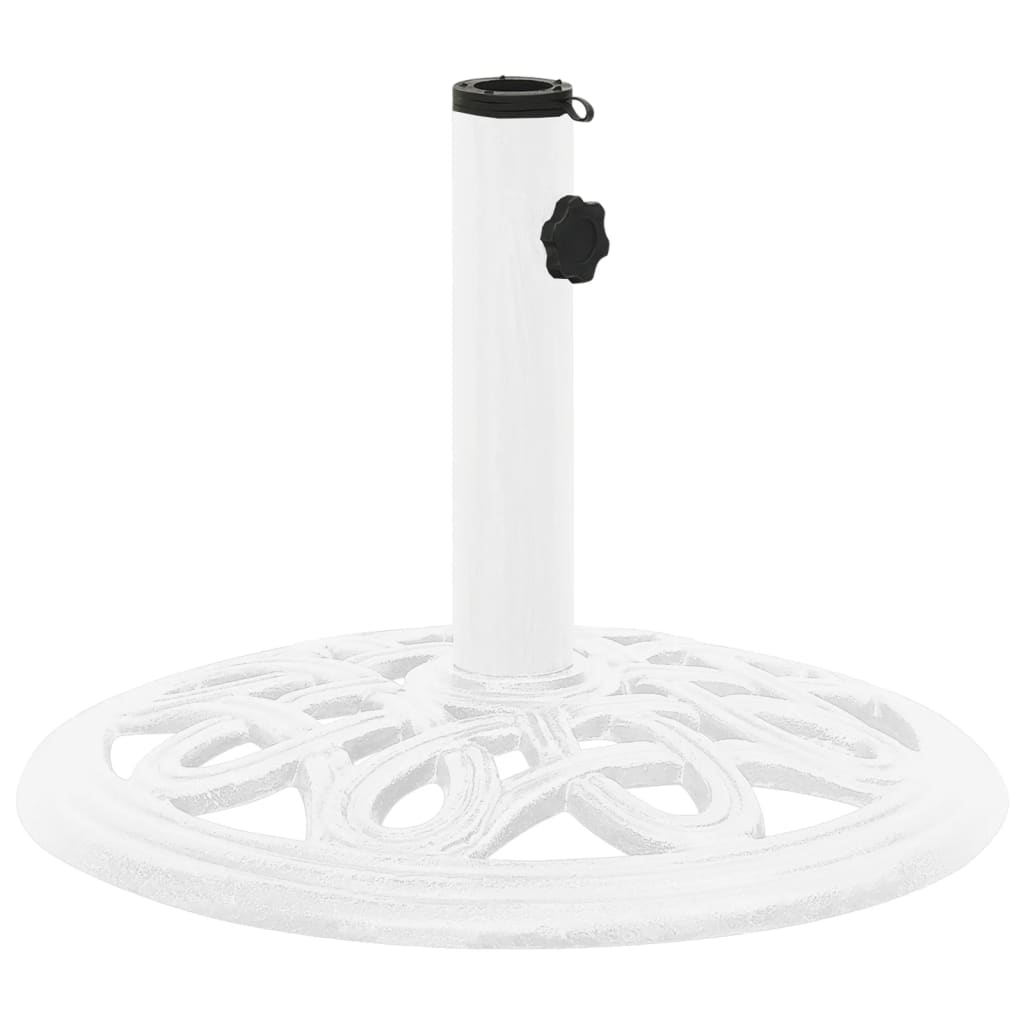 Berkfield Umbrella Base White 40x40x32 cm Cast Iron