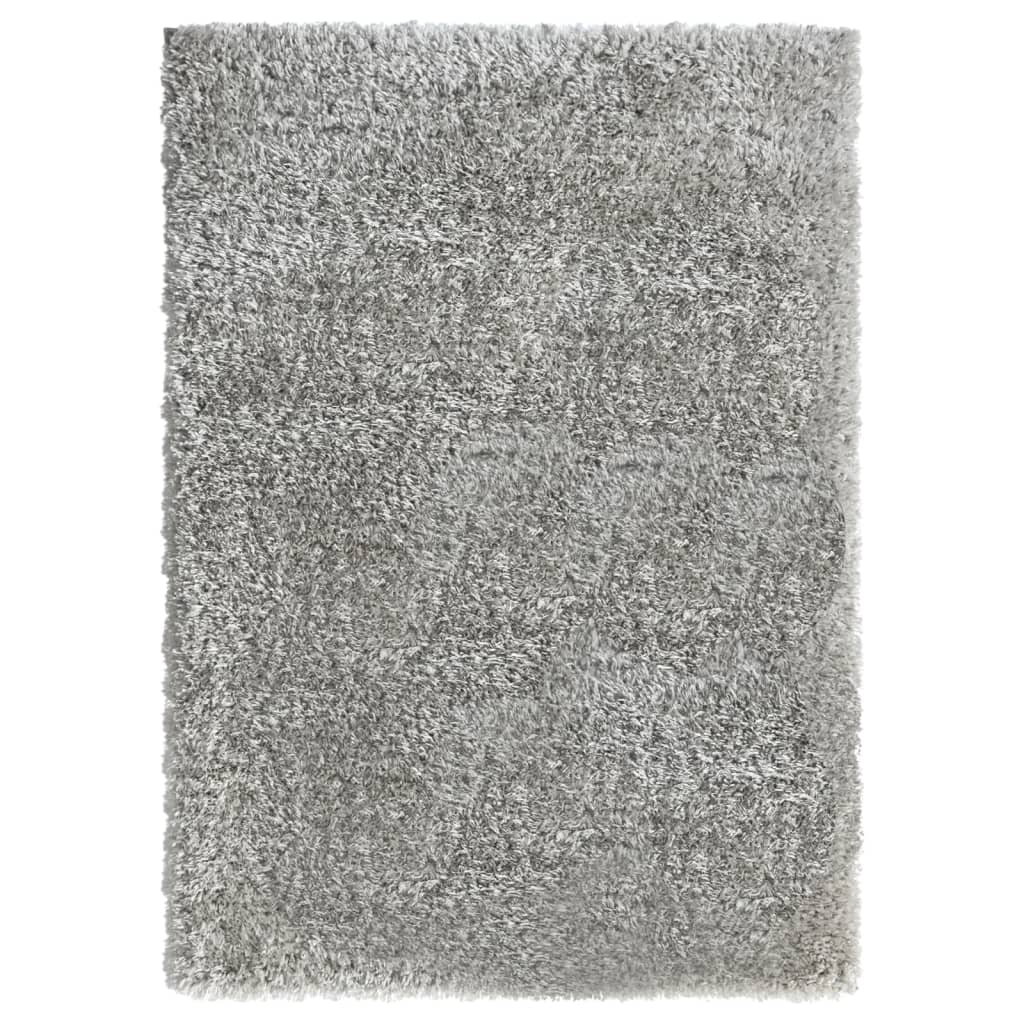 Berkfield High Pile Shaggy Rug Grey 120x170 cm 50 mm