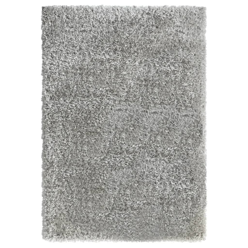 Berkfield High Pile Shaggy Rug Grey 160x230 cm 50 mm