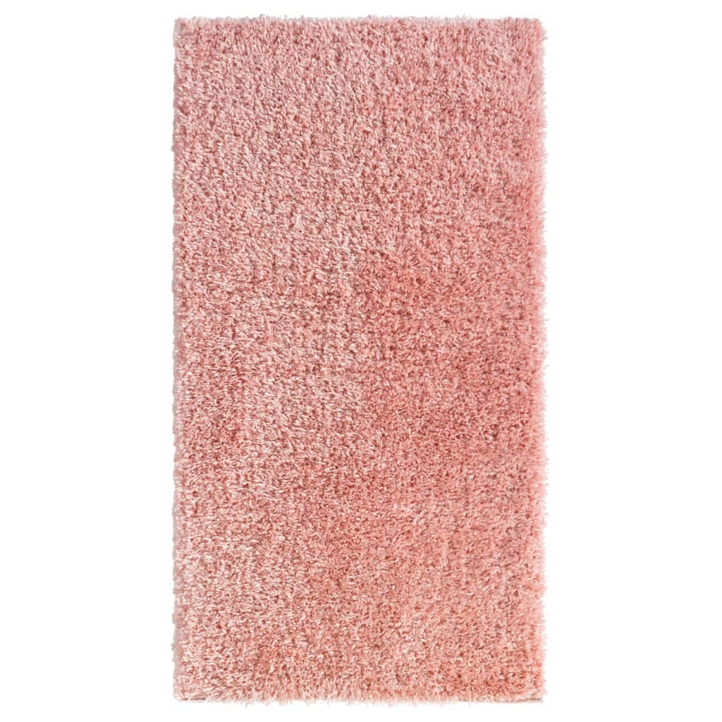 Berkfield High Pile Shaggy Rug Pink 80x150 cm 50 mm