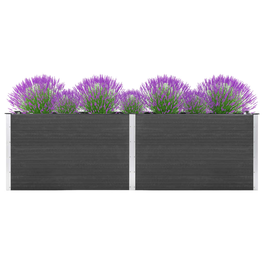 Berkfield Garden Raised Bed 200x100x91 cm WPC Grey