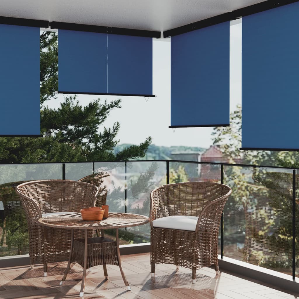 Berkfield Balcony Side Awning 175x250 cm Blue