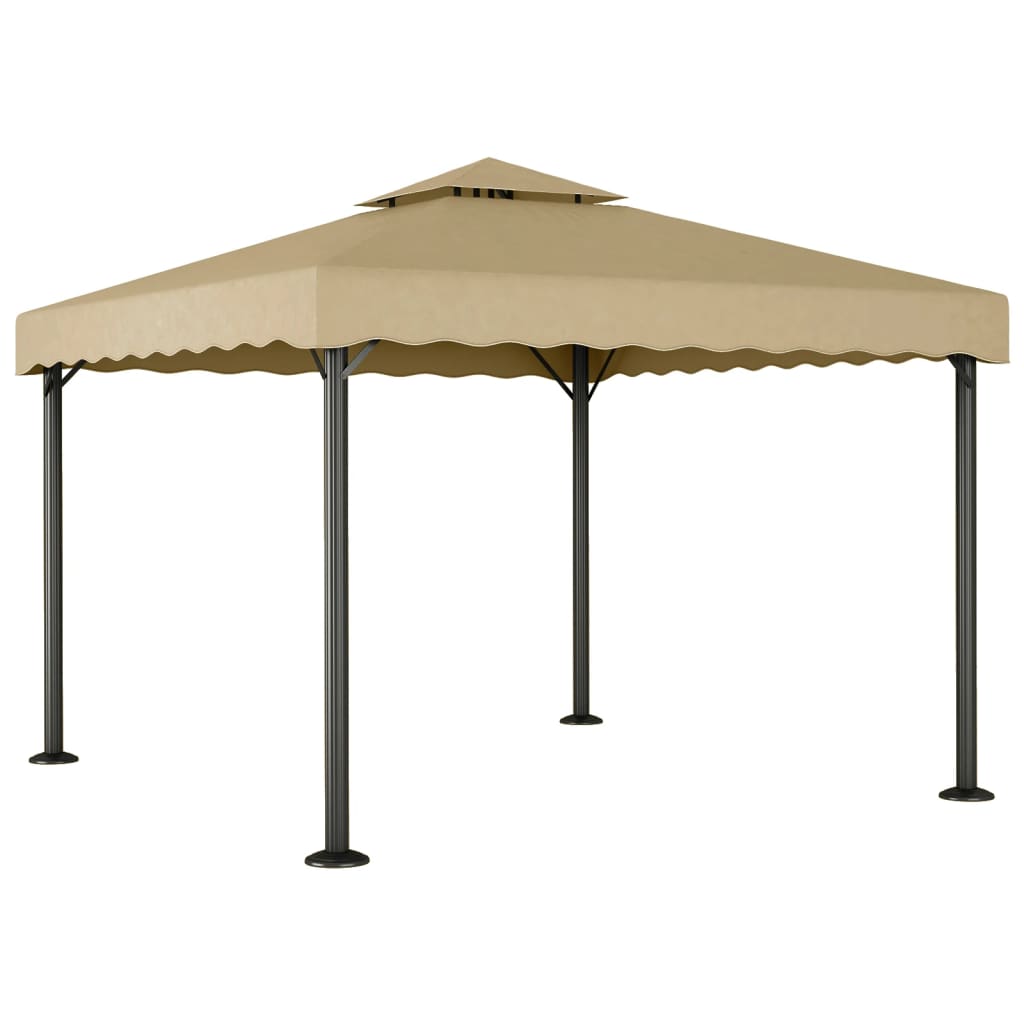 Berkfield Gazebo Taupe 3x3 m Aluminium and Steel