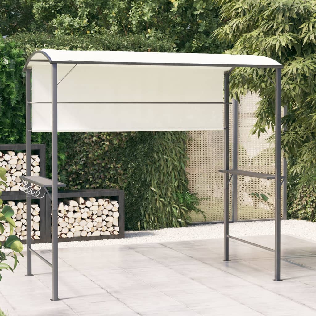 Berkfield Gazebo with Roof 220x110x200 cm Cream