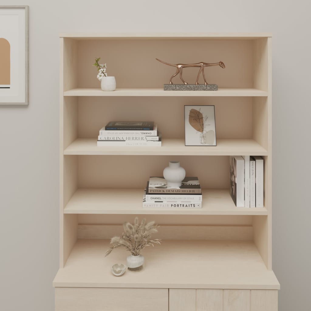 Berkfield Top for Highboard HAMAR Honey Brown 90x30x100cm Solid Wood Pine