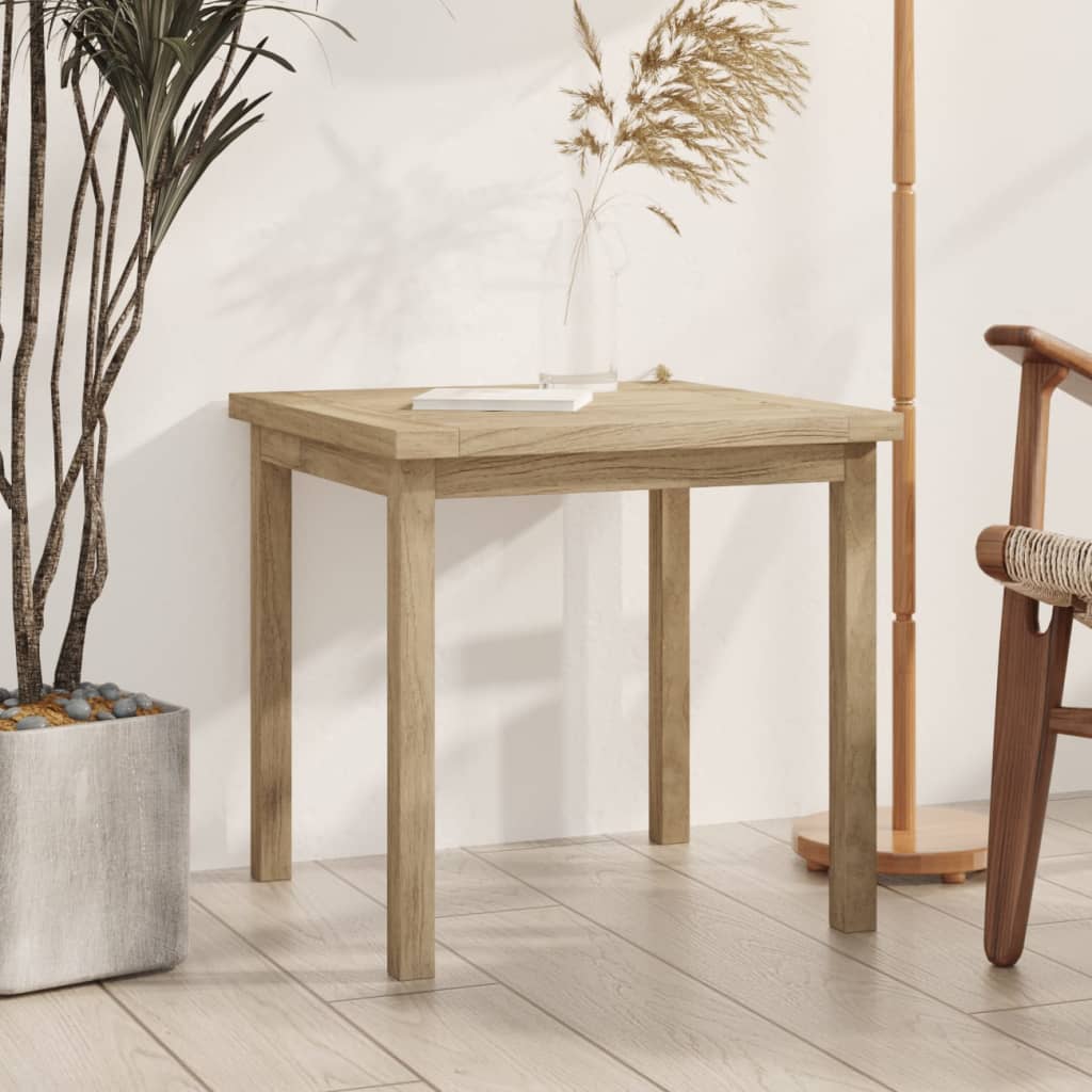 Berkfield Side Table 45x45x45 cm Solid Wood Teak