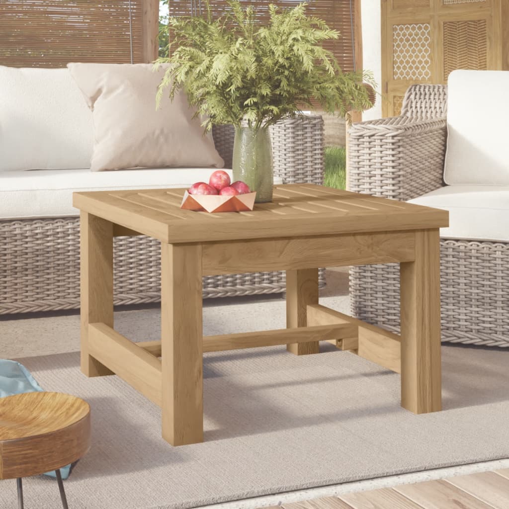 Berkfield Coffee Table 45x45x30 cm Solid Wood Teak