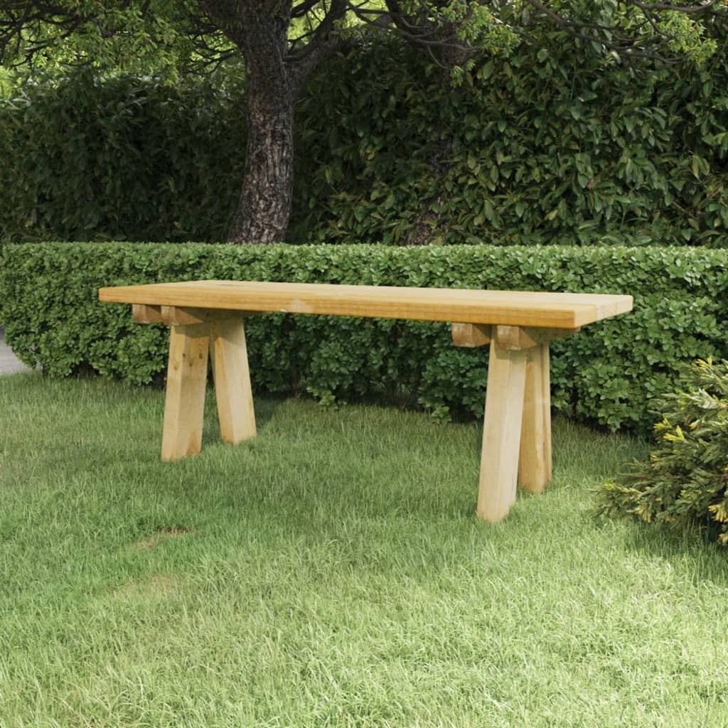 Berkfield Garden Bench 110 cm Impregnated Solid Wood Pine
