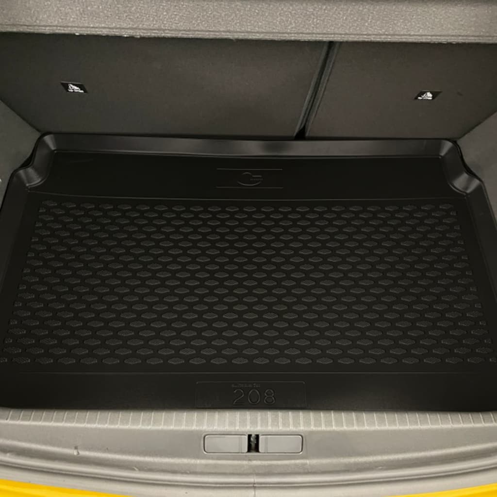 Berkfield Car Boot Mat for Peugeot 208 (2018-), e-208 (2020-) Rubber