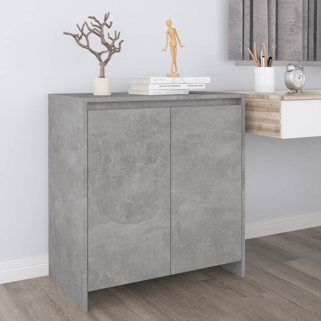 Berkfield Sideboard Concrete Grey 70x41x75 cm Engineered Wood