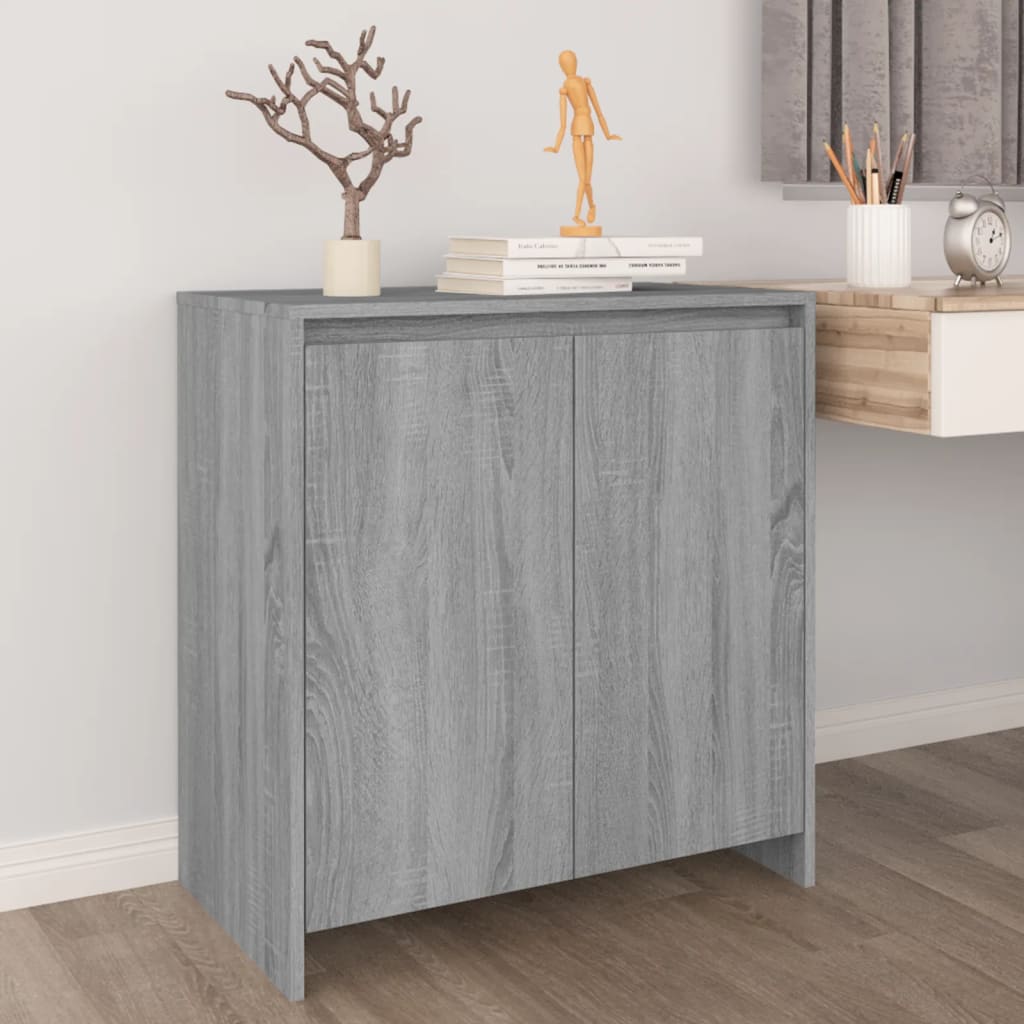 Berkfield Sideboard Grey Sonoma 70x41x75 cm Engineered Wood