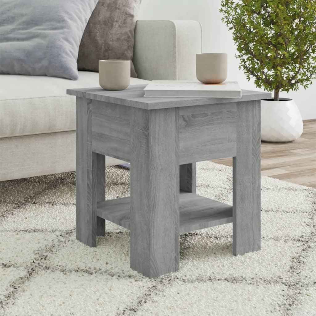 Berkfield Coffee Table Grey Sonoma 40x40x42 cm Engineered wood