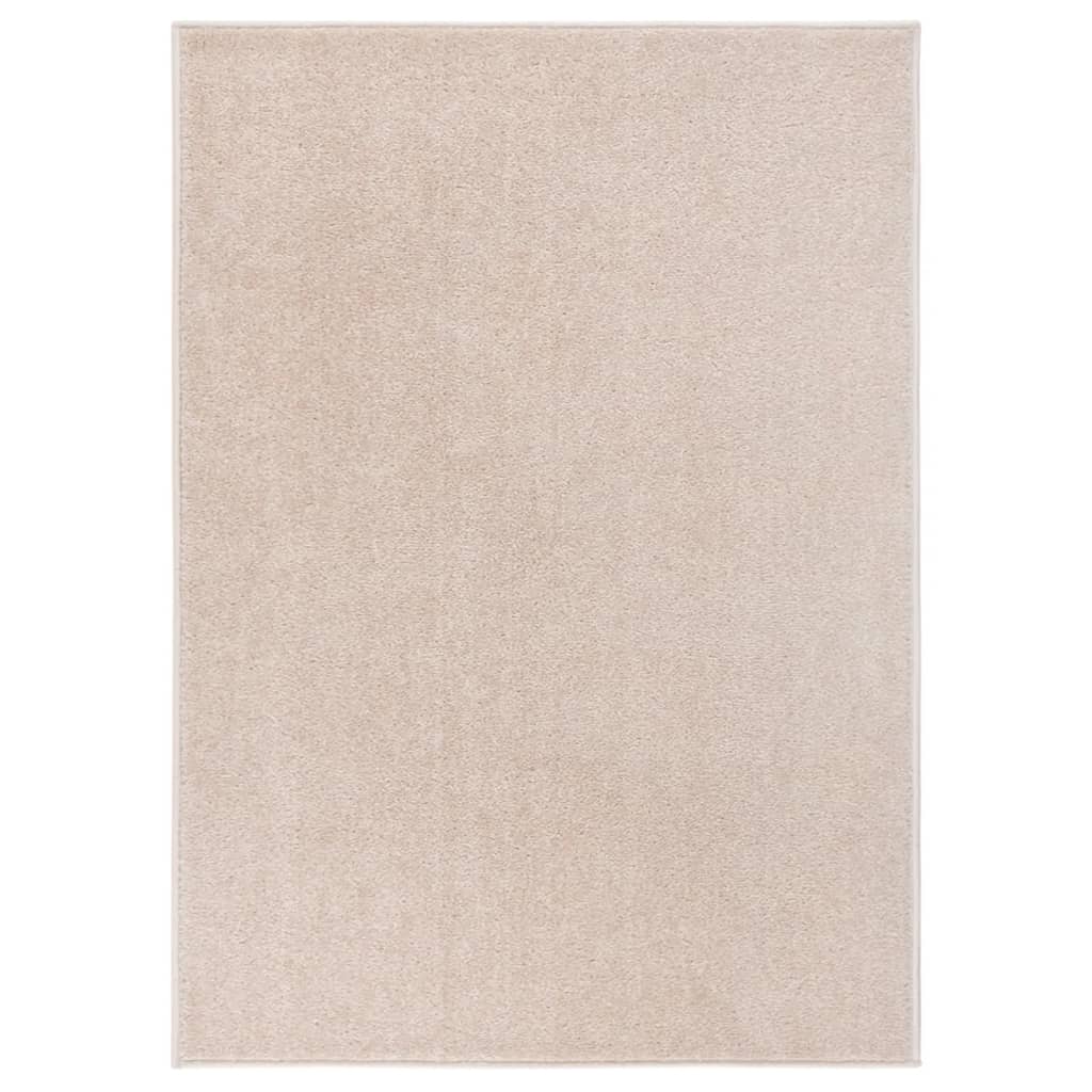 Berkfield Rug Short Pile 120x170 cm Dark Beige