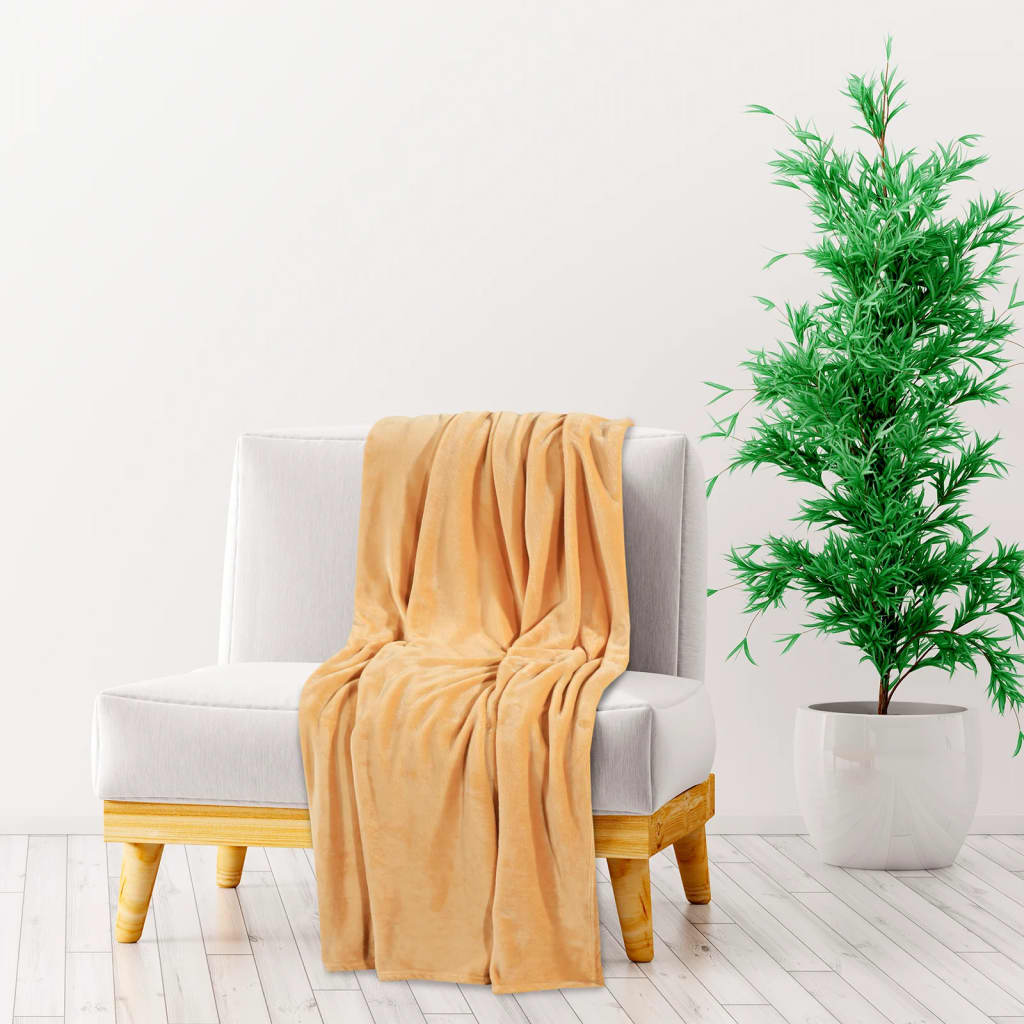 Berkfield Blanket Desert Mist 200x240 cm Polyester