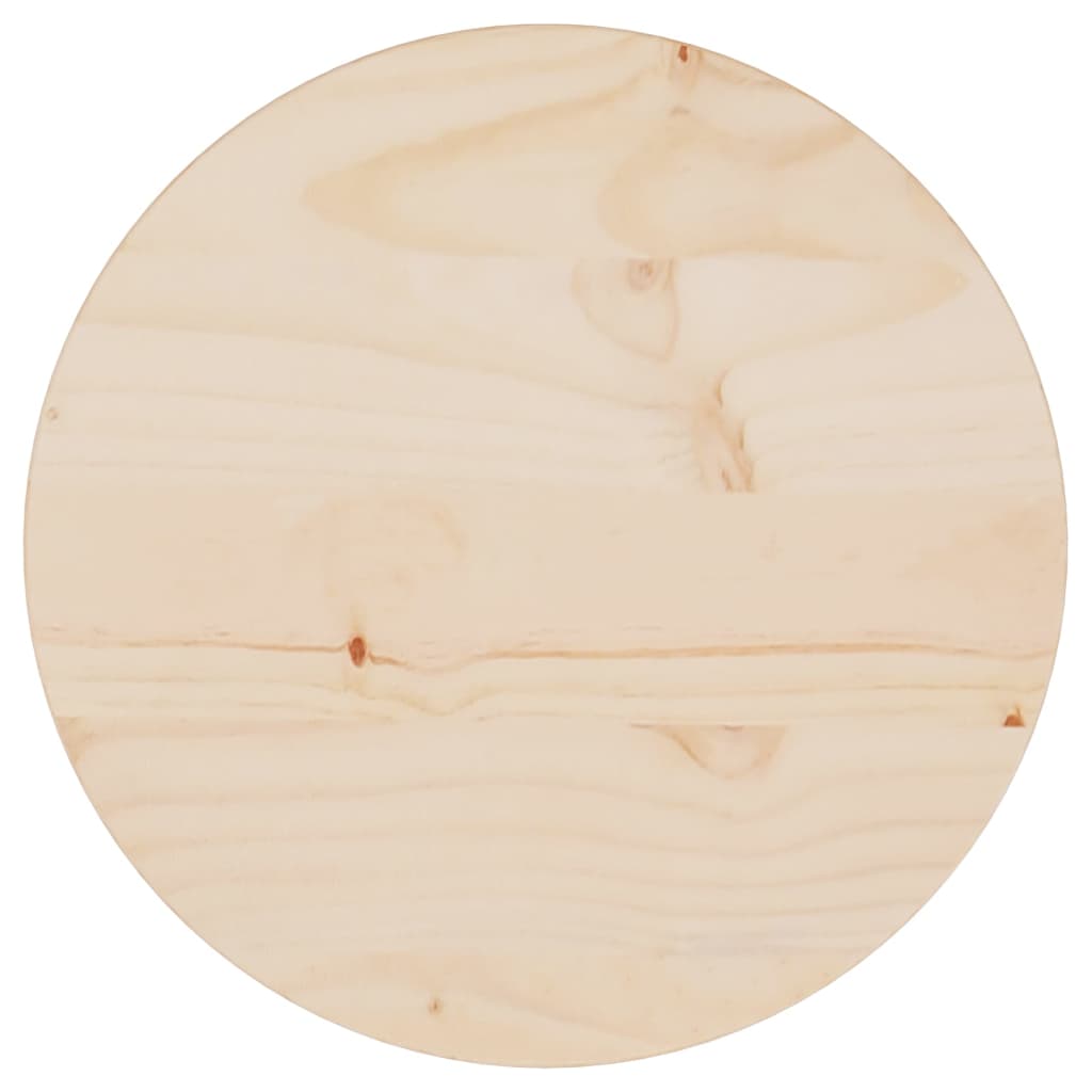 Berkfield Table Top �_�”�_30x2.5 cm Solid Wood Pine