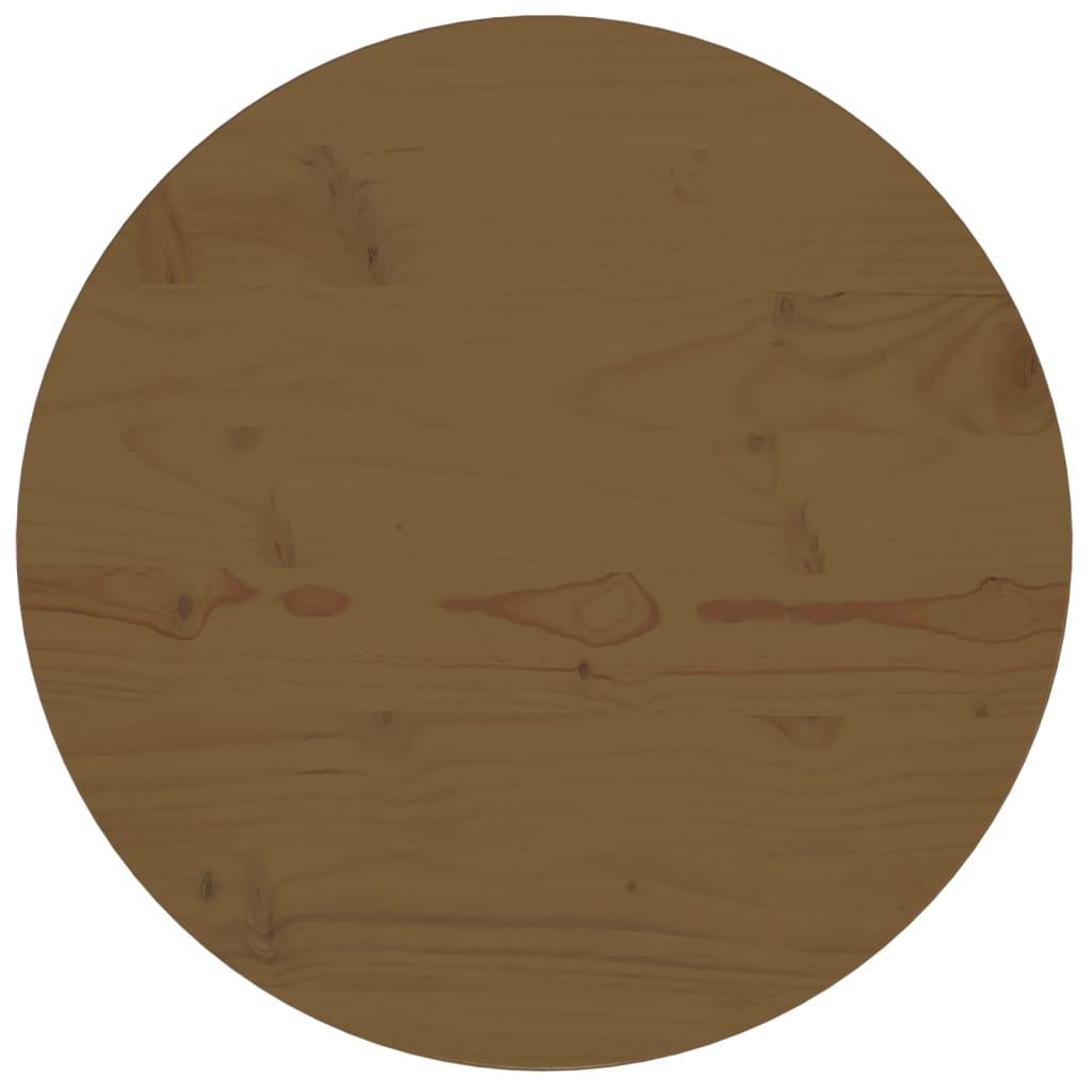 Berkfield Table Top Brown �â�_50x2.5 cm Solid Wood Pine