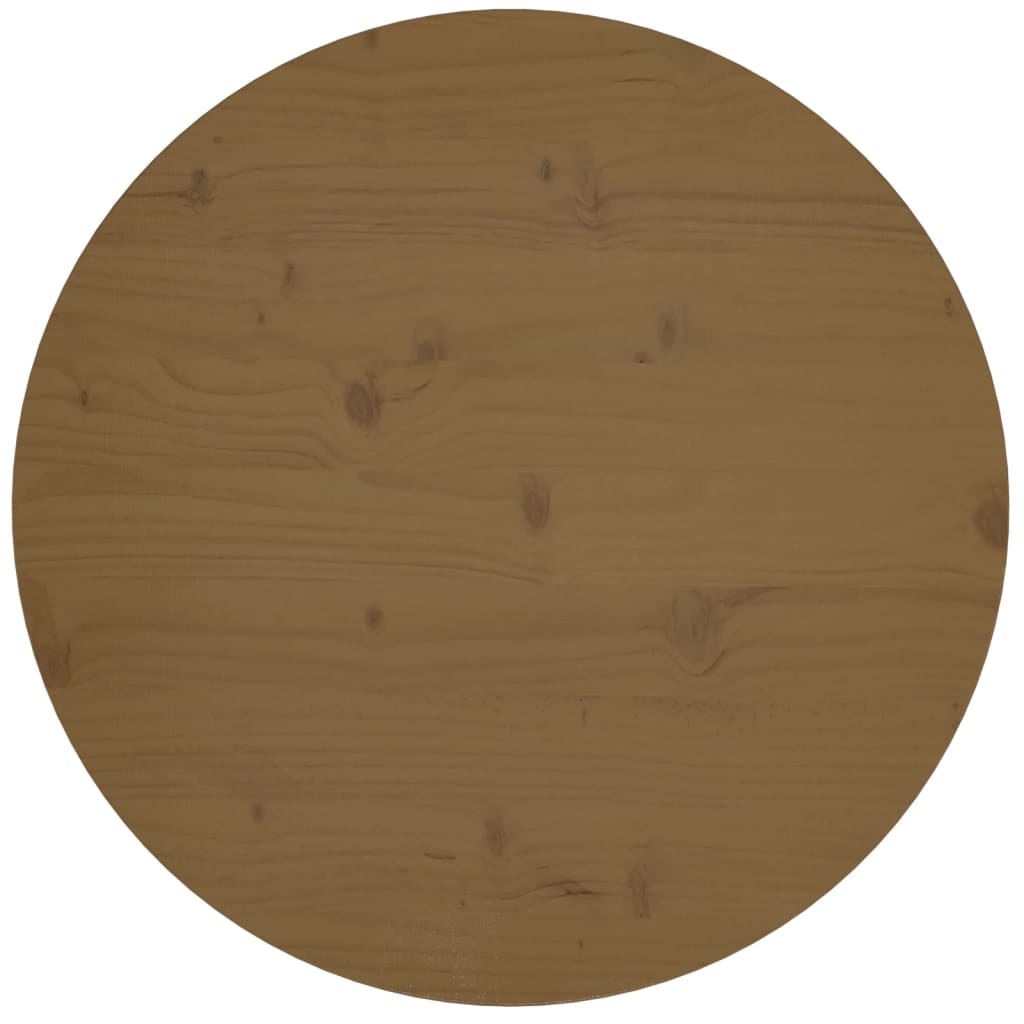 Berkfield Table Top Brown �_�”�_60x2.5 cm Solid Wood Pine