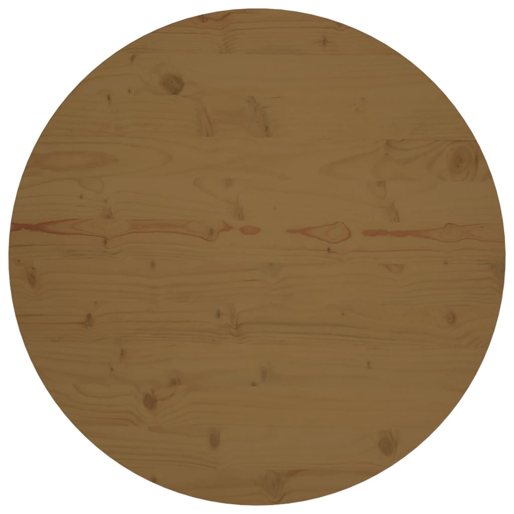 Berkfield Table Top Brown �_�”�_80x2.5 cm Solid Wood Pine
