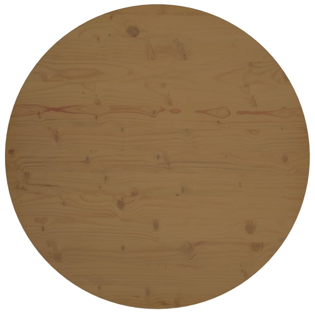Berkfield Table Top Brown �_�”�_90x2.5 cm Solid Wood Pine