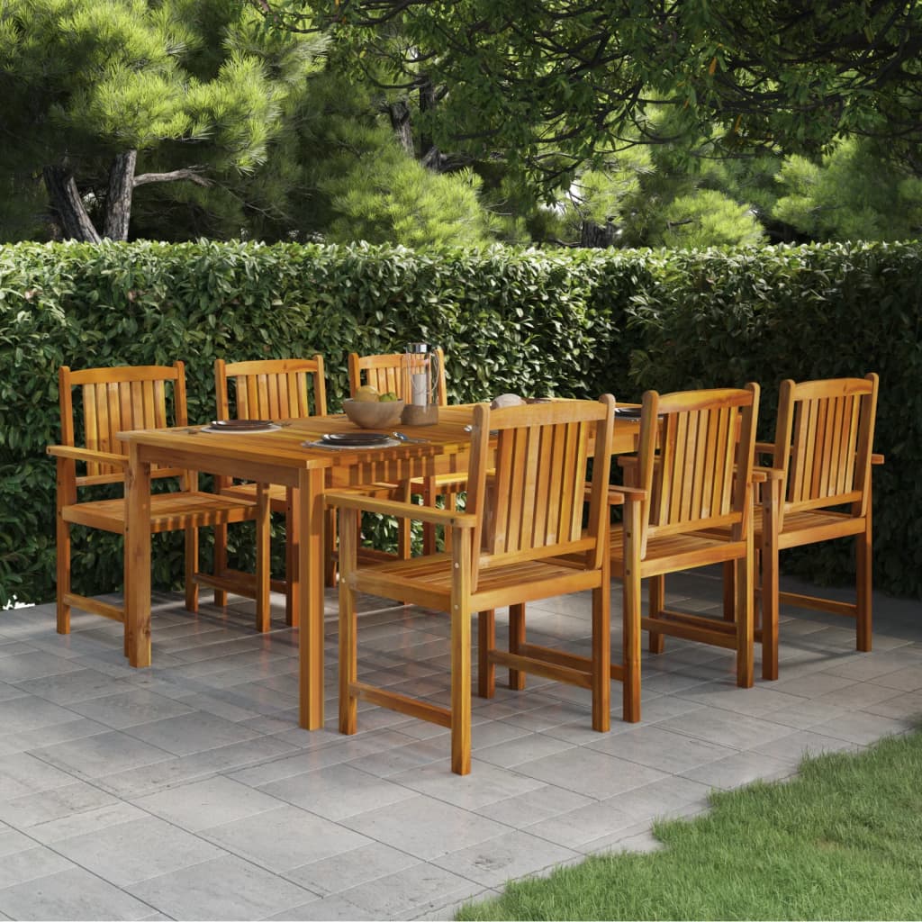 Acacia wood garden table sale